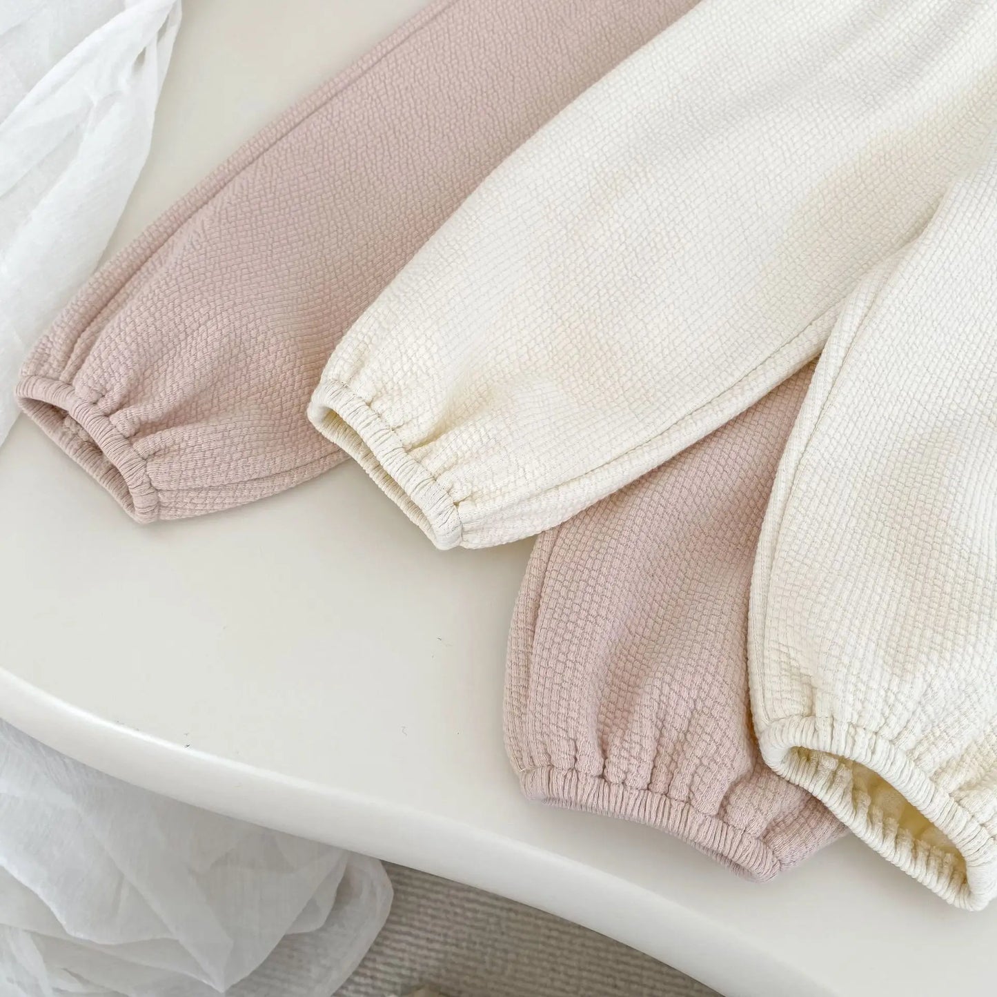Baby Clothing Set 2025 Autumn Spring New Girls' Long Sleeve Suit Cotton Lace Collar Cardigan +Pant Two-piece Suit