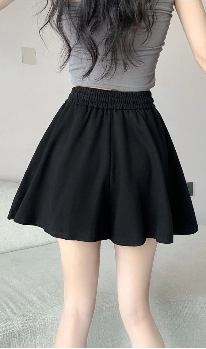 2026 High Waist Wide Leg Sports Shorts Women's Summer New Loose Fit A-Line Shorts Casual Versatile Comfortable Short Pants