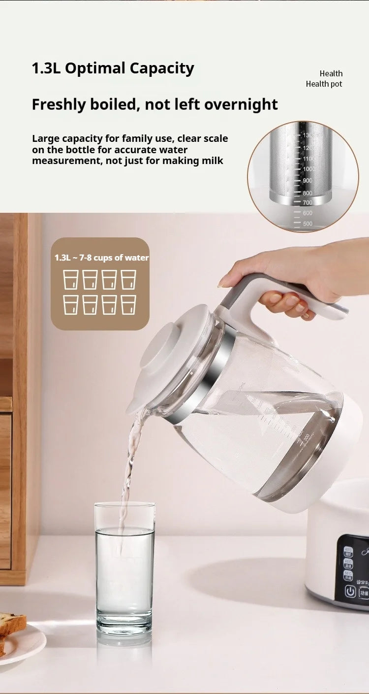 1.3L Household Constant Temperature Kettle, Fast Boiling Kettle, Baby Milk Regulator, Electric Kettle, Durable Health Pot