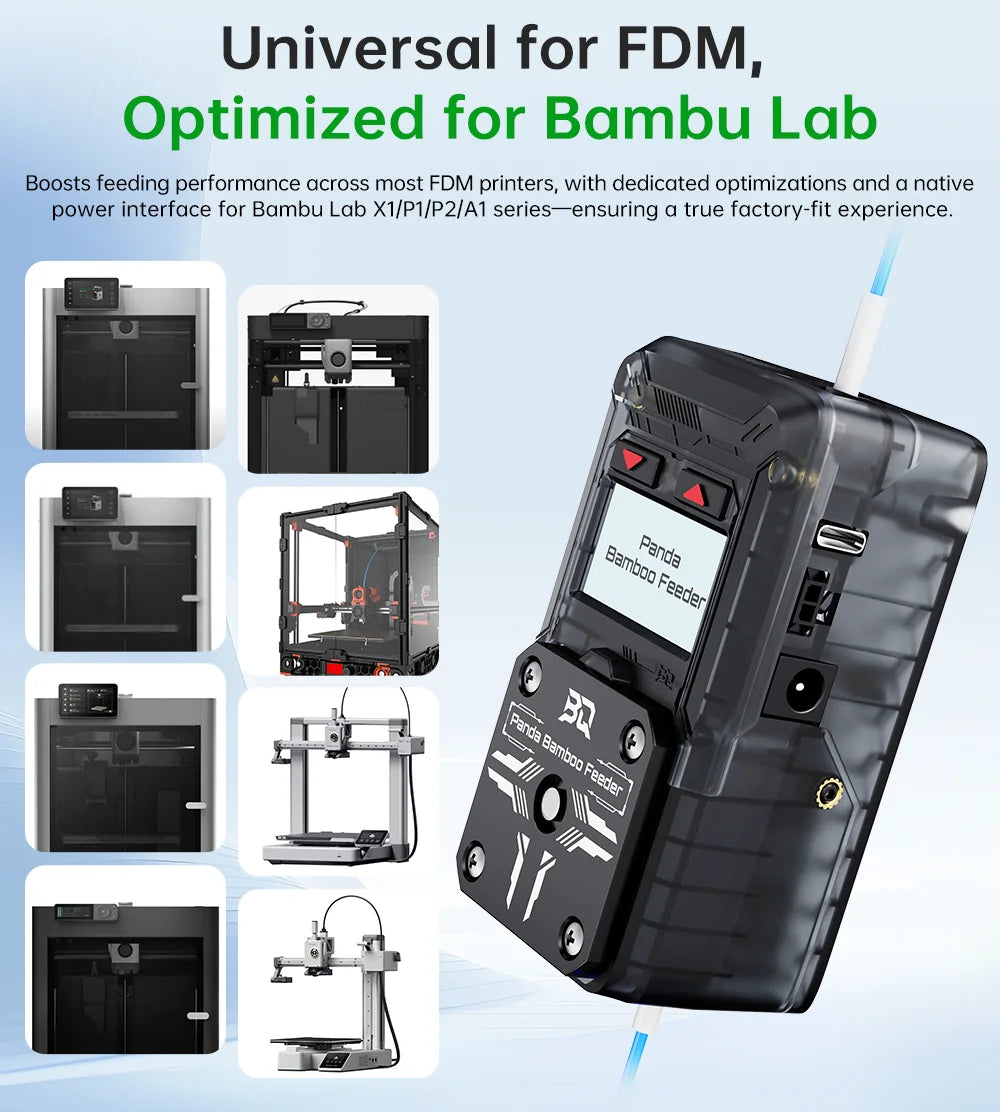 BIGTREETECH PANDA BAMBOO FEEDER for Bambu lab PXA FDM 3D Printers Accessories Filament Poop Recycler For 3D Printer Tool Storage