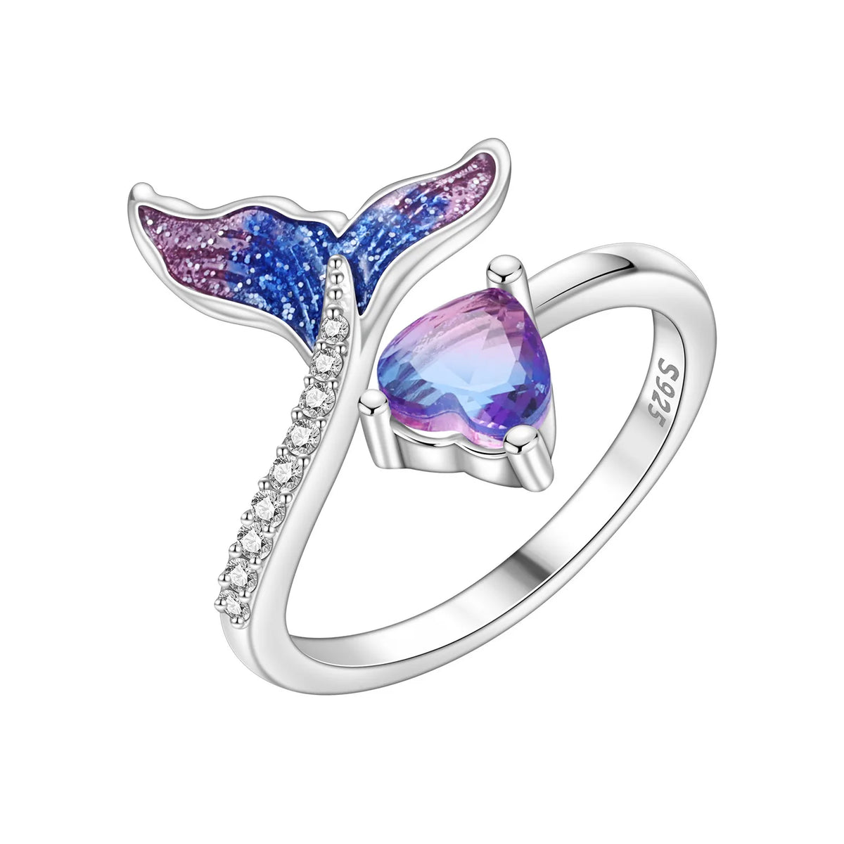 Original 925 Sterling Silver Zircon Bone Balloon Dog Adjustable Open Ring Fine Jewelry Luxury Gift for Women Birthday Party 2026