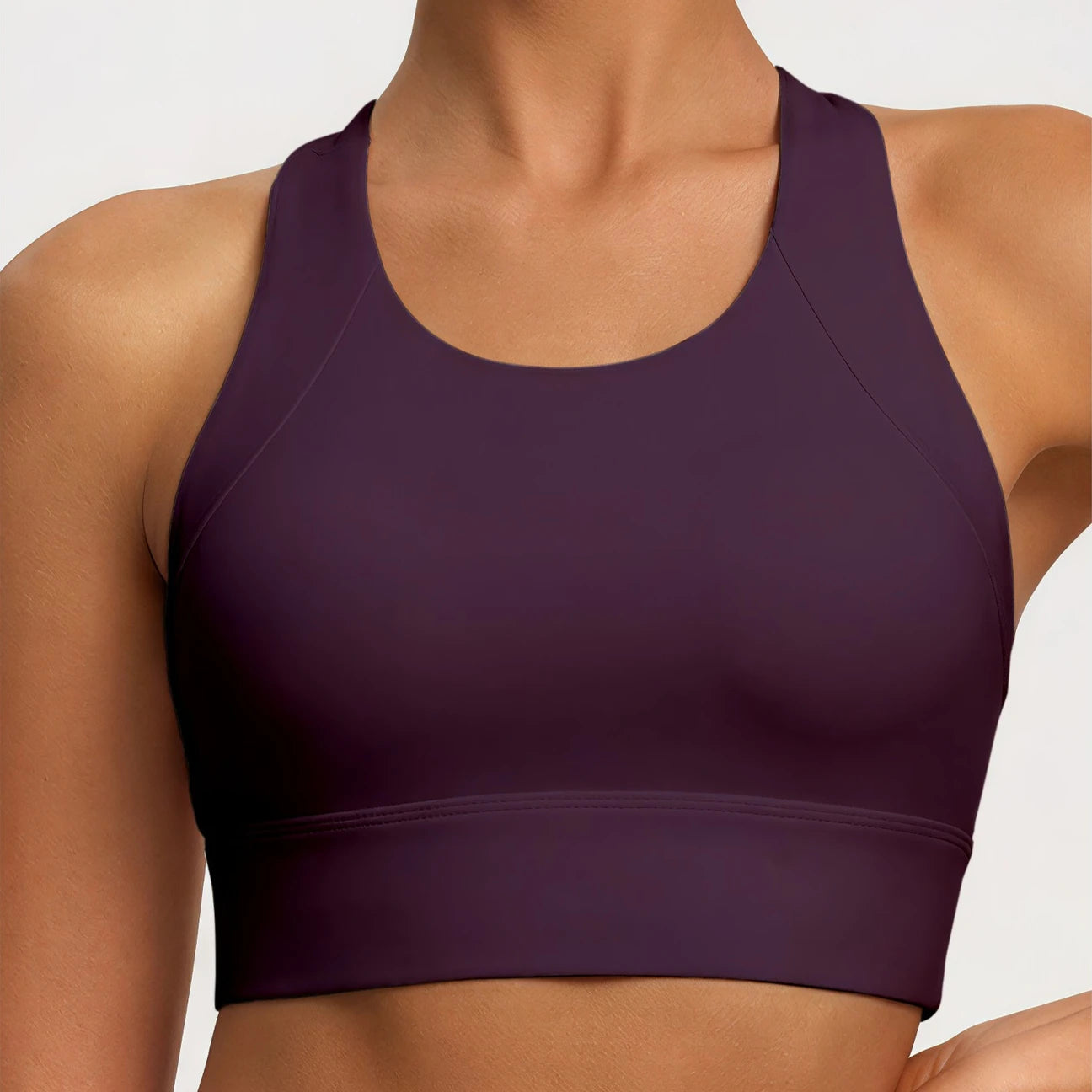 New Women's Sports Yoga Tank Top Halter Neck, Sexy Running Bra with Built-in Pads High-Intensity Shock-Absorbing Bra Tennis L