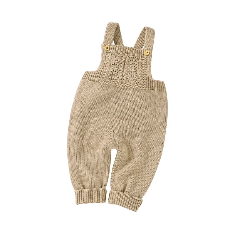 Baby Romper Set Knit Autumn Newborn Girl Boy Long Sleeve Coat Jumpsuit Outfit Hat 3PC Fashion Solid Infant Clothing Suit Sweater