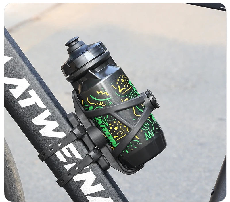ATWEINA Silicone Water Bottle Adapter Frame Integrated Water Bottle Strap Anti-slip And Shockproof Water Bottle Adapter