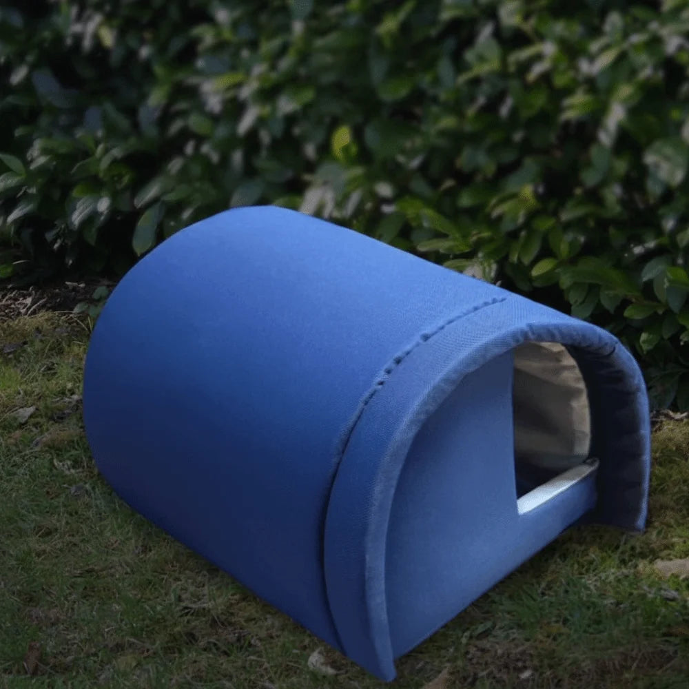 Durable Warm Pet Cat House Windproof Thicken Outdoor Cat Shelter Vaulted Design Waterproof Stray Cat Den Outdoor