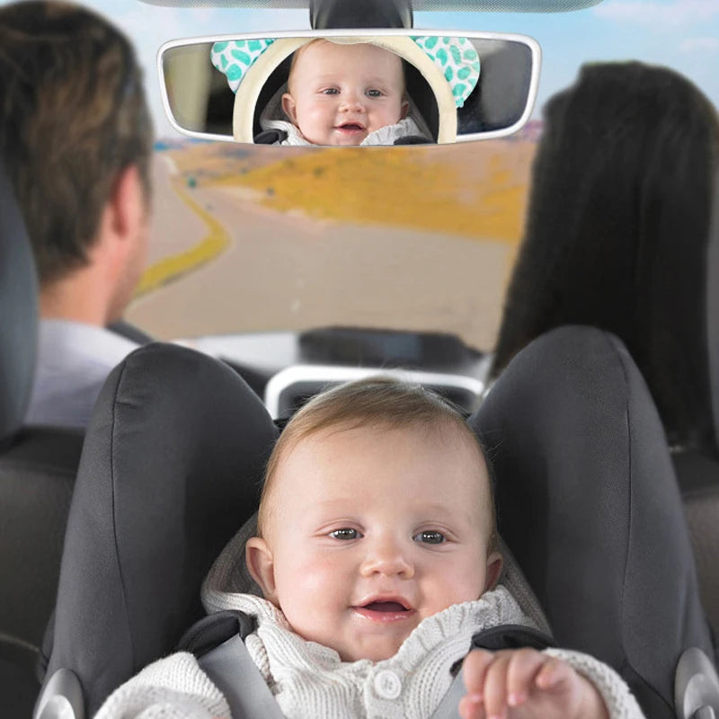 Baby Car Mirror Safety Car Seat Rear Facing Car Seat Mirror Wide Crystal Clear View Shatterproof Car Kids Monitor Accessories