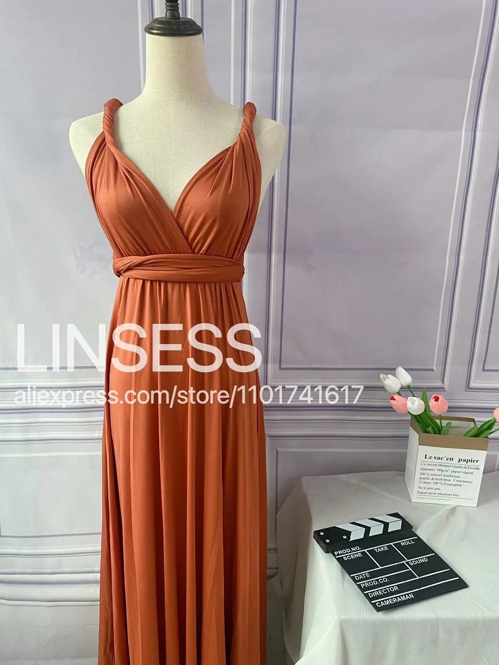 Multiway Maxi Dress Bridesmaid Dress Infinity Cocktail Dress Floor Length Bridesmaid Dress Maxi Dress for Bridesmaid Gifts