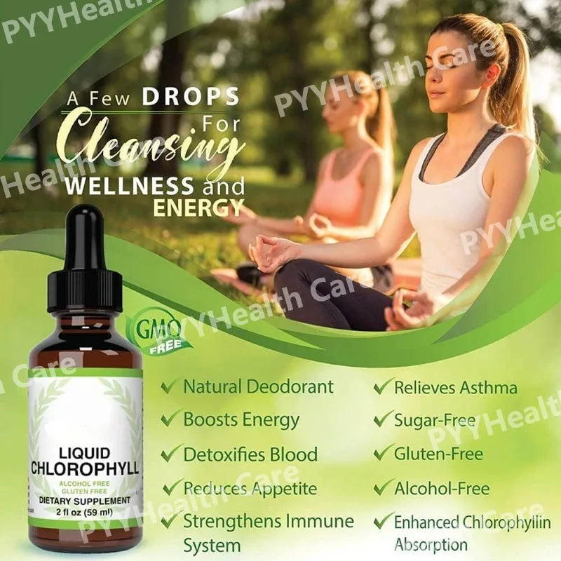 Mint Flavor Chlorophyll Liquid Chlorophyll Energy Supplement Natural Chlorophyll Deodorant Extra Strength Effective Sleep Aid