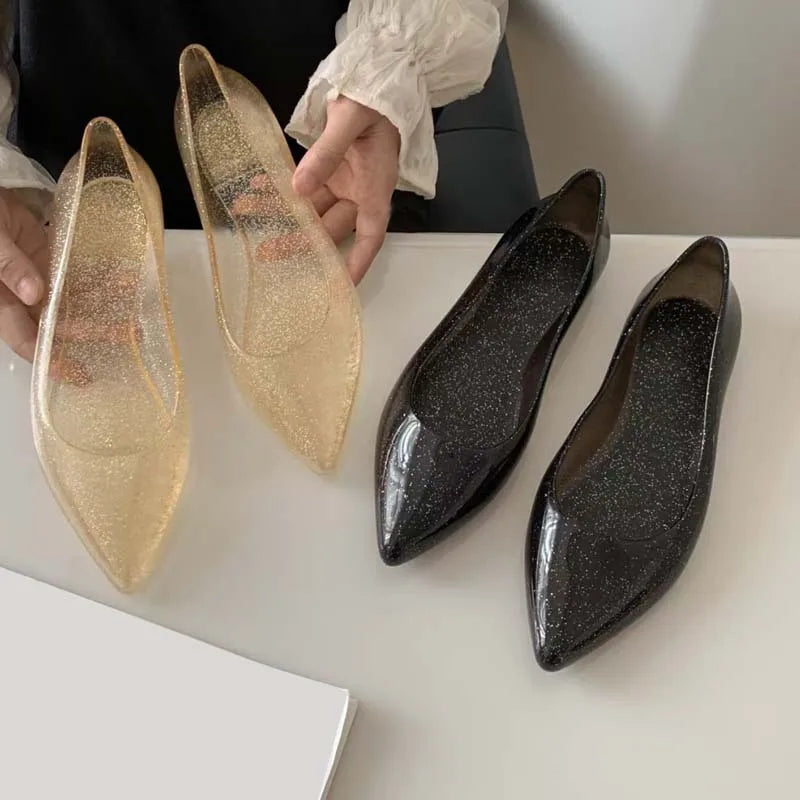 New Fashion Transparent Women's Shoes