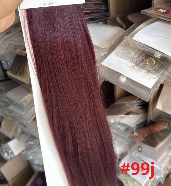 ZZHAIR 100% O Brazilian Human Remy Hair Extensions 16"-24" 2pcs Set 70g 80g Clips-in Two Pieces 2x10cm Natural Straight