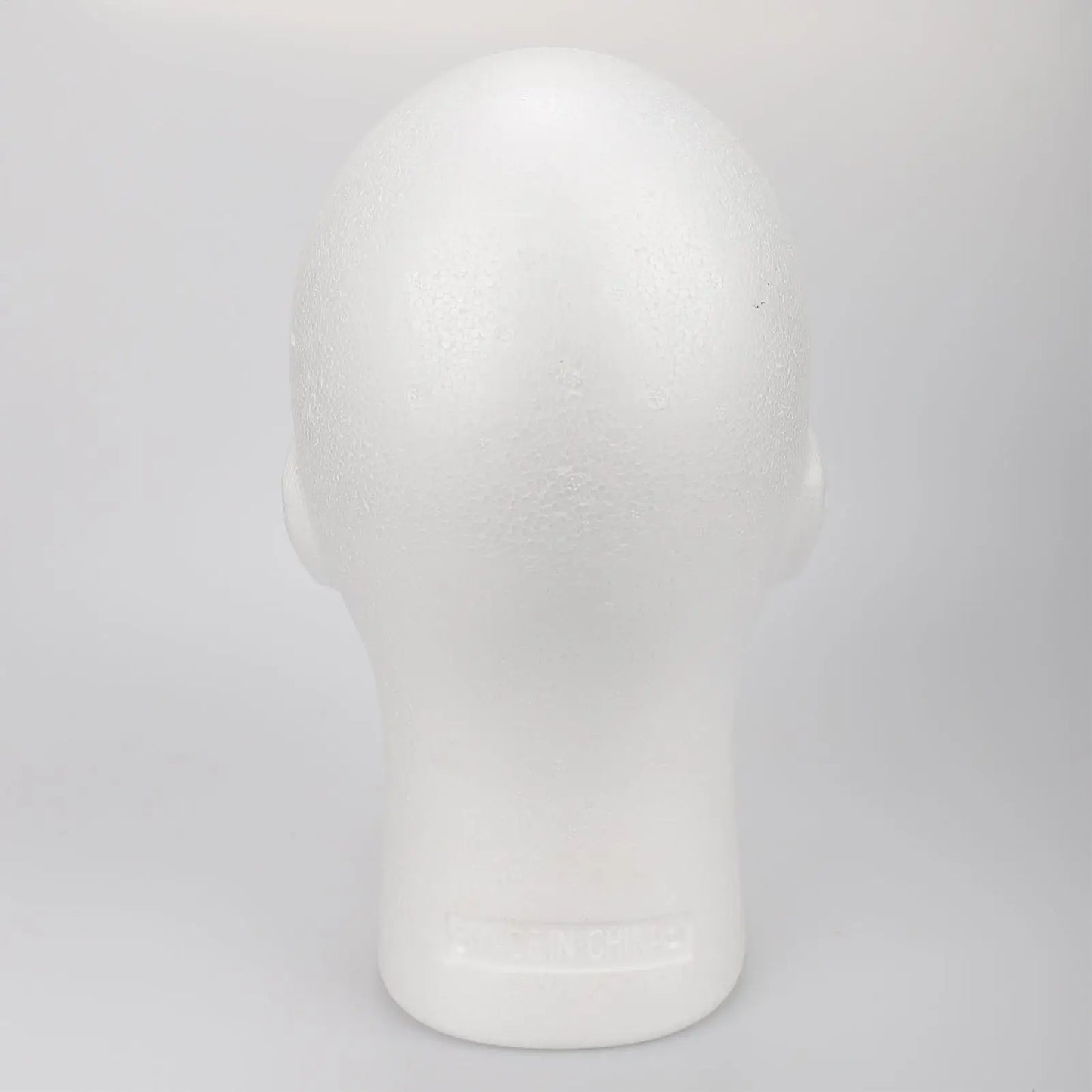 Male Mannequin Head Round Base Lightweight Foam Wigs Head Model and Display Hair, Hats and Hairpieces for Glasses Headset Wigs