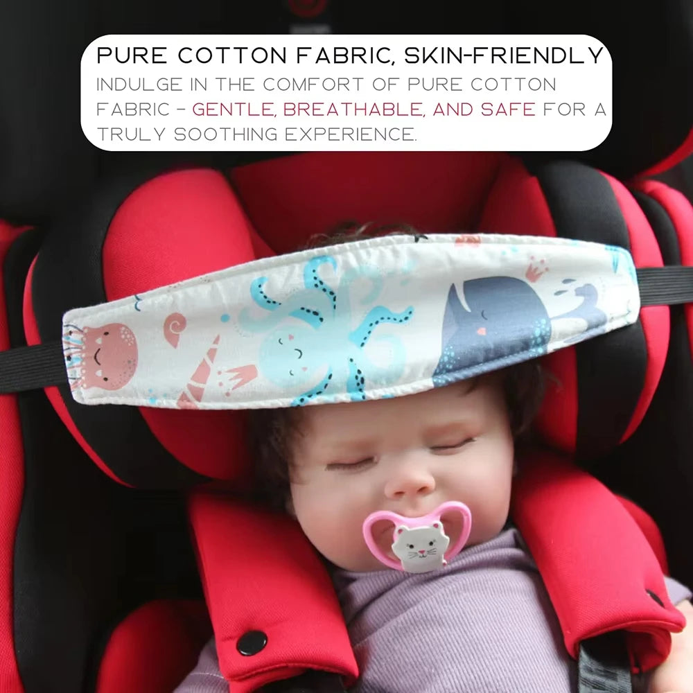 Baby Car Seat Head Support Strap Infant Stroller Safety Pillows Fastening Belt Adjustable Boy Girl Playpens Baby Head Positioner
