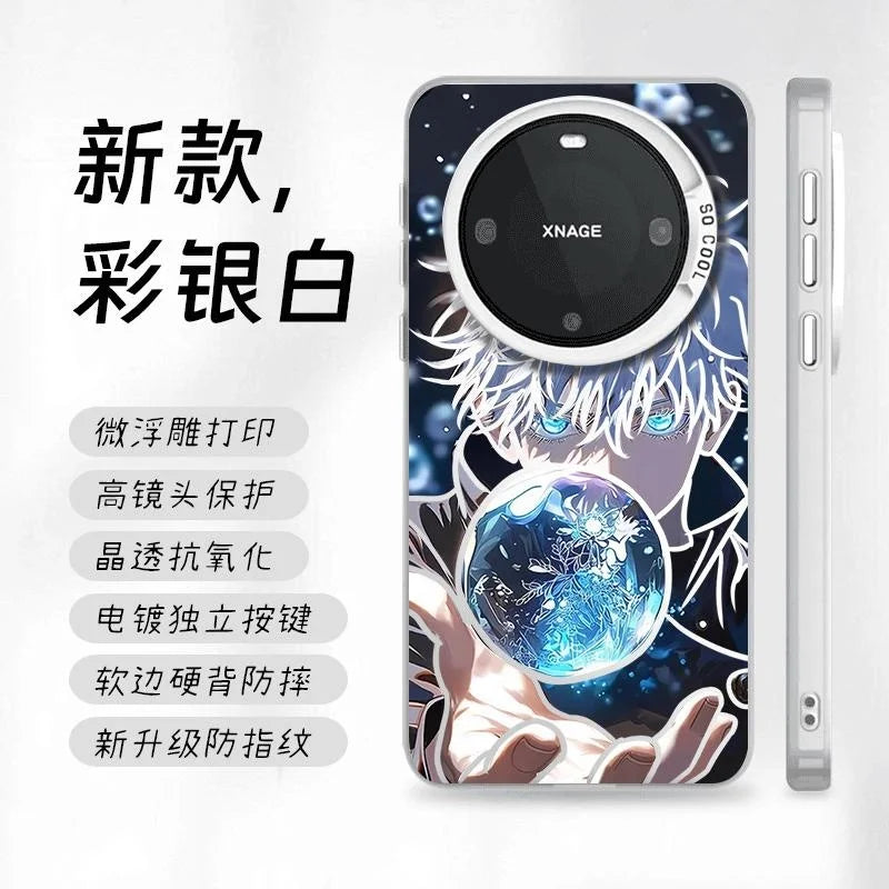 Anime Jujutsu Kaisen Gojo Phone Case For iPhone 17 16e 16 15 14 13 12 11 mini Pro Max X 8 7 Air Plus Anti Fall Matte Back Cover