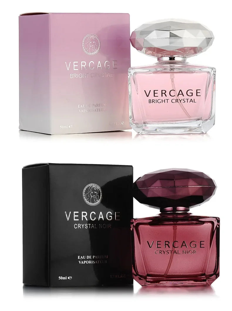 Luxury Brand Lasting Fragrance 50ml Women Body Spray Perfume Floral Scent Pheromone Perfumes  Crystal Diamond Sweet Love Crystal