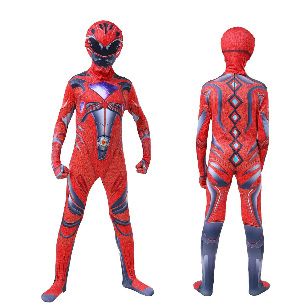 Kid Adult Samurai Sentai Shinkenger Rangers Costume Adult Kids Superhero Cosplay Halloween Birthday Party Jumpsuit Zentai Suit
