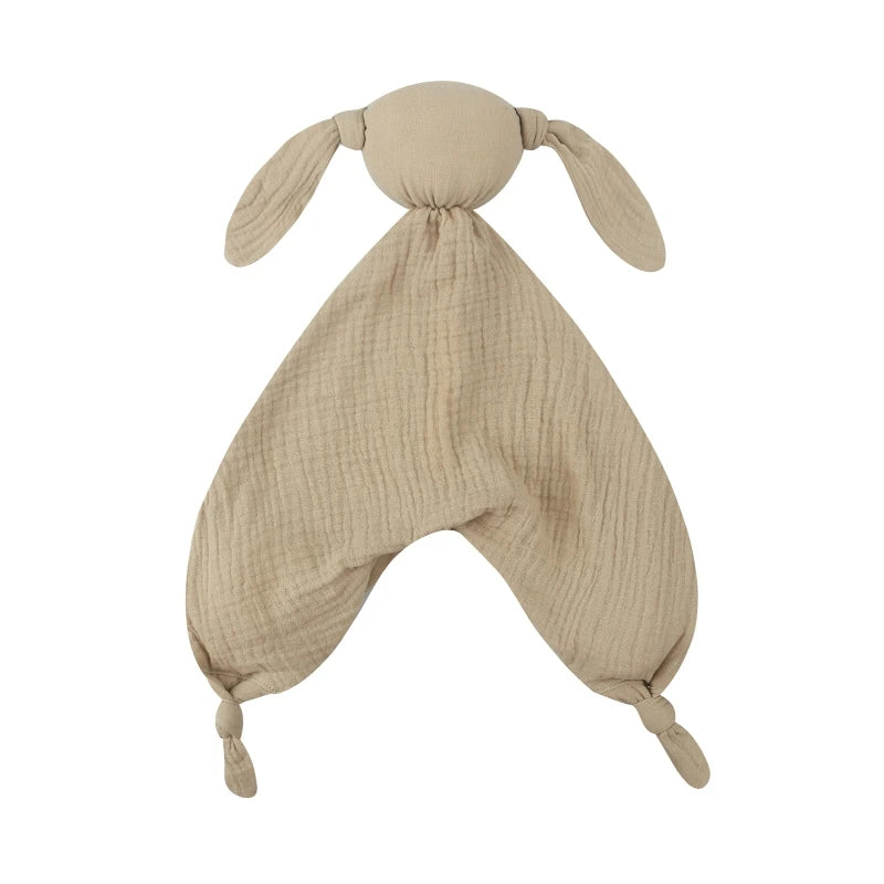 Baby Security Blanket Soothing Appease Towel Soft Animal Rabbit Plush  Teething Bib Infants Comfort Sleeping Nursing Dropship