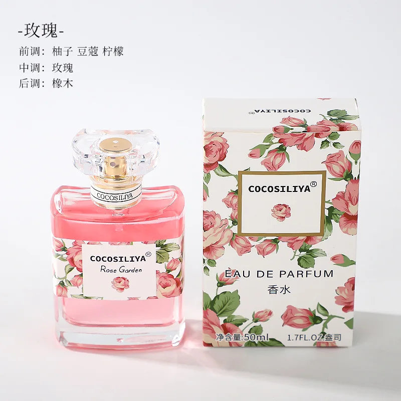 New 50ML Perfume Long-lasting floral fragrance Osmanthus Rose Lavender Gardenia Eau de Parfum For Unisex Original Perfume Brand