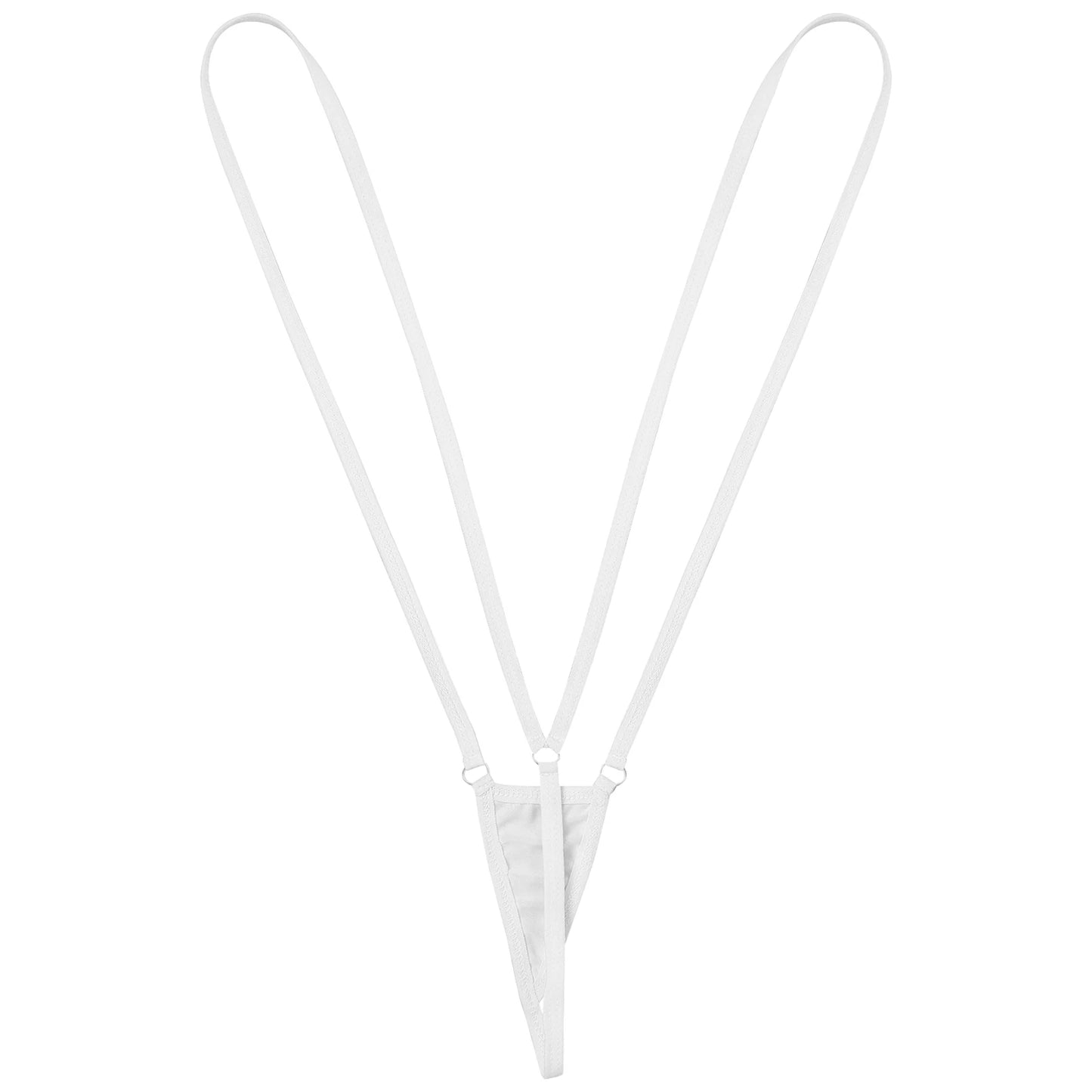 Women Sexy Sling Shot Weeny Swimsuits G-String Thong Micro Bikini Mini Coverage Bodysuit Teddy Extreme Wire Bathing Suits