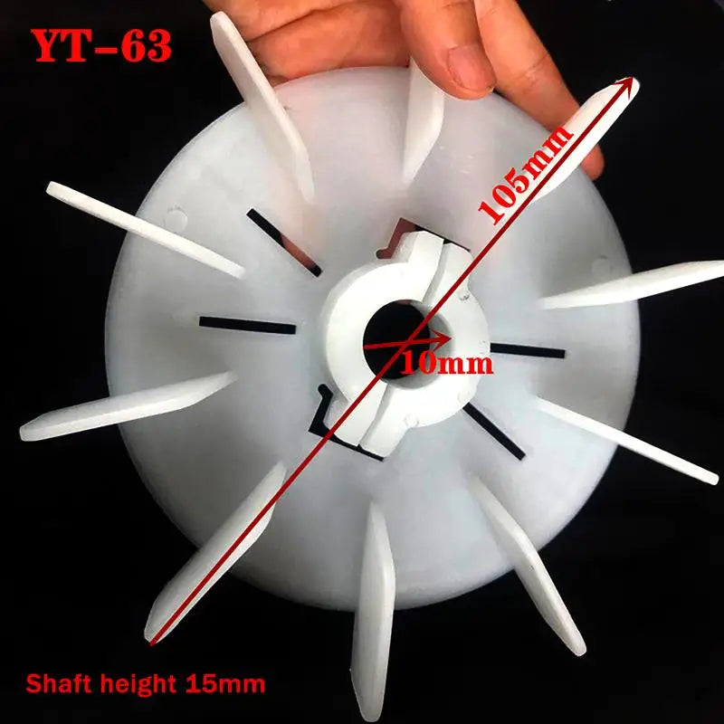 Plastic Motor Fan Blade Adjustable Motor Cooling Fan Impeller Motor Fan Vane High Temperature For Hydraulic Motor Accessories
