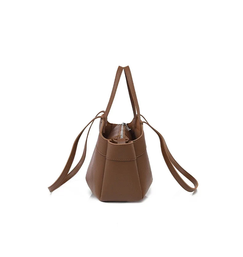 Premium Structured Tote Bag for Women – Elegant  Top Handle & Shoulder Strap, Luxury Leather Handbag for Work & Everyday