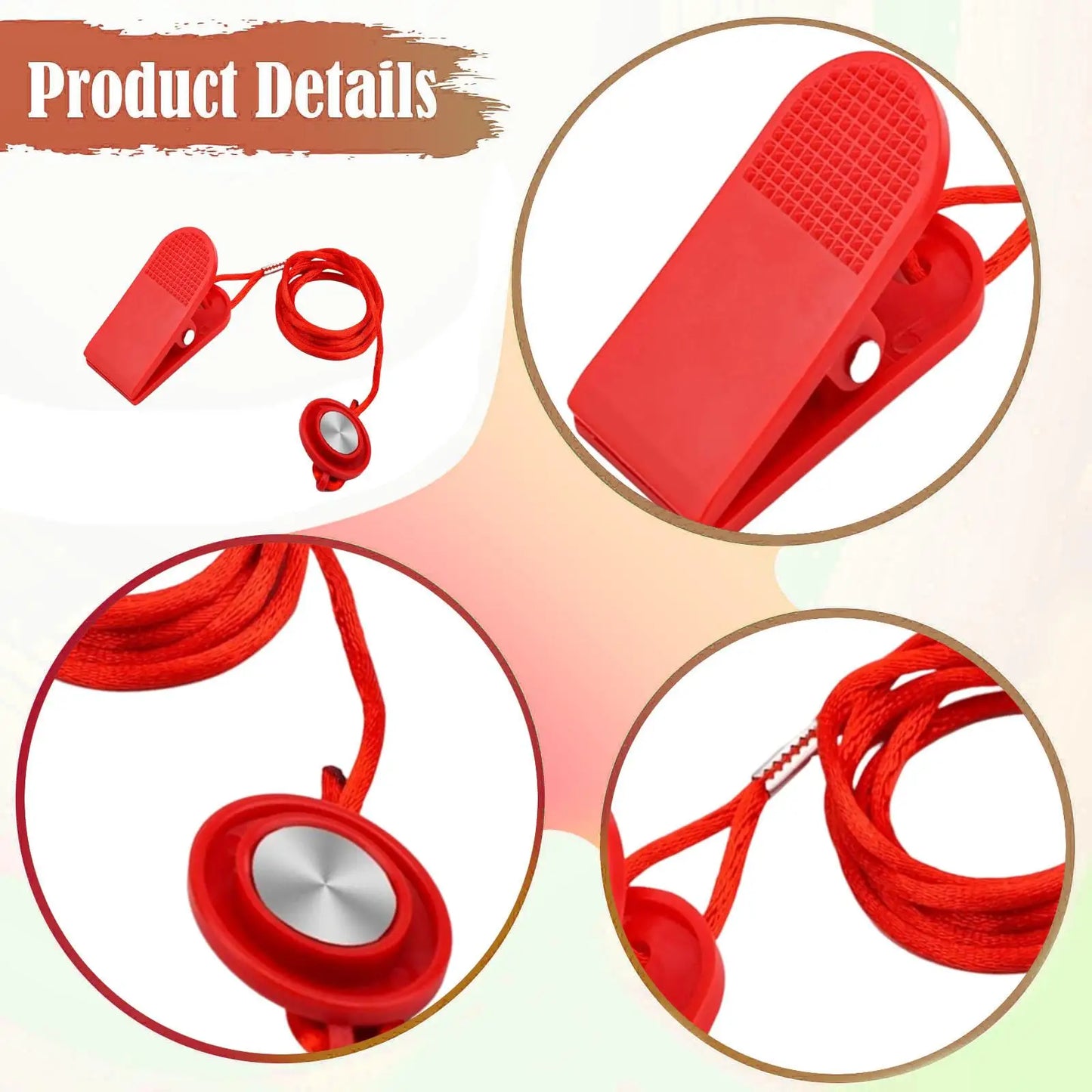 Treadmill Safety Key Clip Most Treadmills Supplies Cardio Training Device Running Treadmill Replacement Key Magnet Security Lock