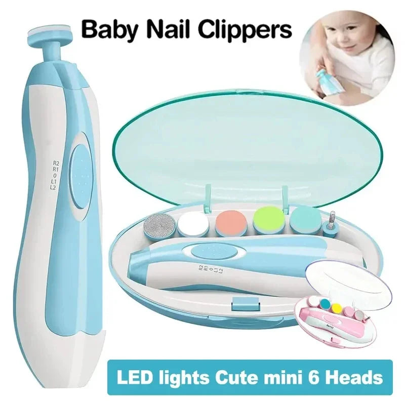 Multifunctional Electric Baby Cutter Trimmer Manicure Tool Set Baby Care Nail Trimmer Baby Nail File Clippers Toes Fingernail