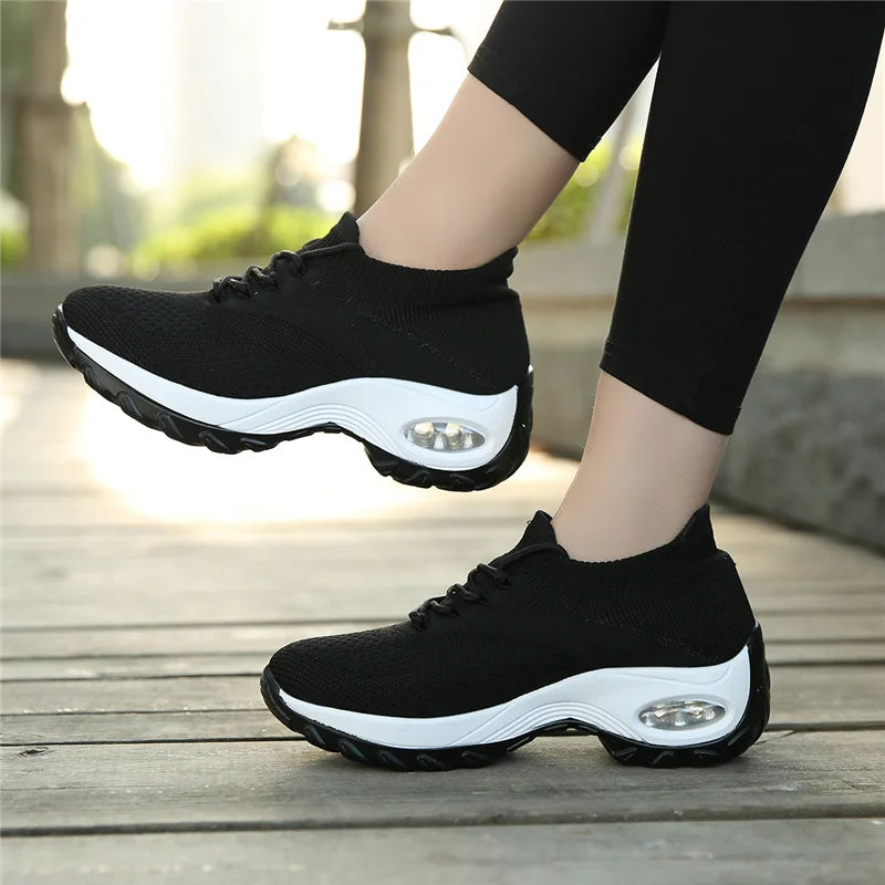 MAEDEF Women Shoes Athletic Sneaker Breathable Non Slip Women Walking Shoes Tennis Sports Casual Walking Shoes Woman Sneakers