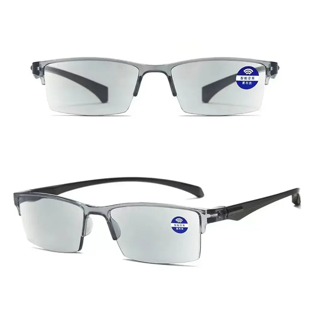 1pcs Ultralight Smart Automatic Zoom Reading Glasses Anti Blue Ray Eyeglasses Autofocus Presbyopia Eyewear