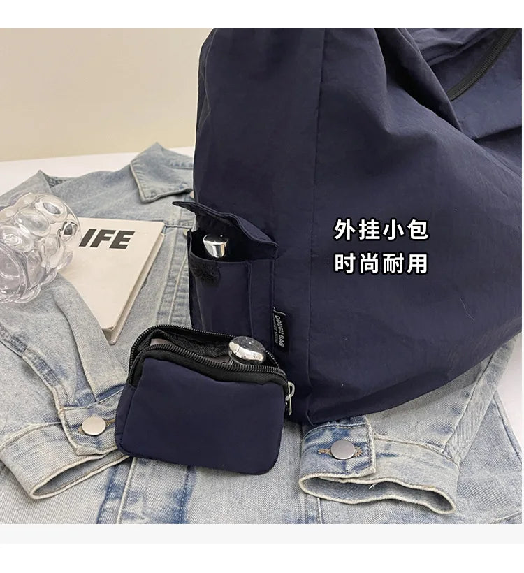 Women's Handbag Large Women Shoulder Shopper Bag Canvas Luxury Designer Cloth Tote Bags for Woman Big Female Daily Commuter City