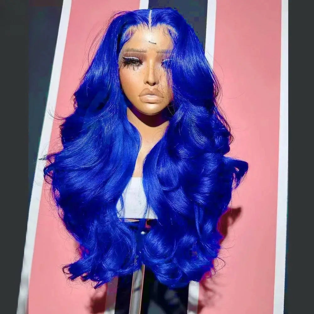 White Wig Body Wavy Lace Front Wig 13x4 HD Heat Fiber Pre Plucked Synthetic And Blend For Women Daily Wear Clearance Cosplay
