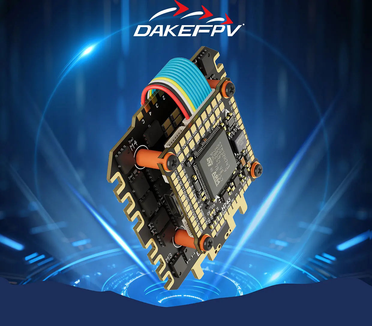DAKEFPV H743 12S 120A stack ICM42688P H743 flight control FC Flight controller FPV stack for MARK4 13inch FPV Drone frame