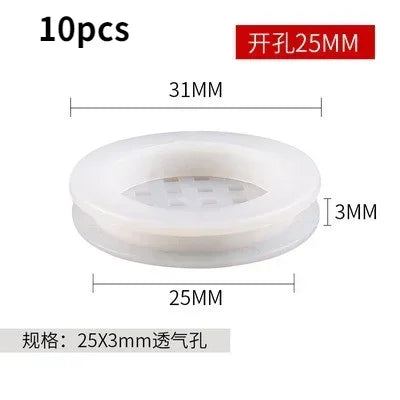 5/10pcs Air Vent Cover Plastic Round Louver Mesh Hole Plug Cabinet Grille Ventilation Systems Decorative Furniture Accessories