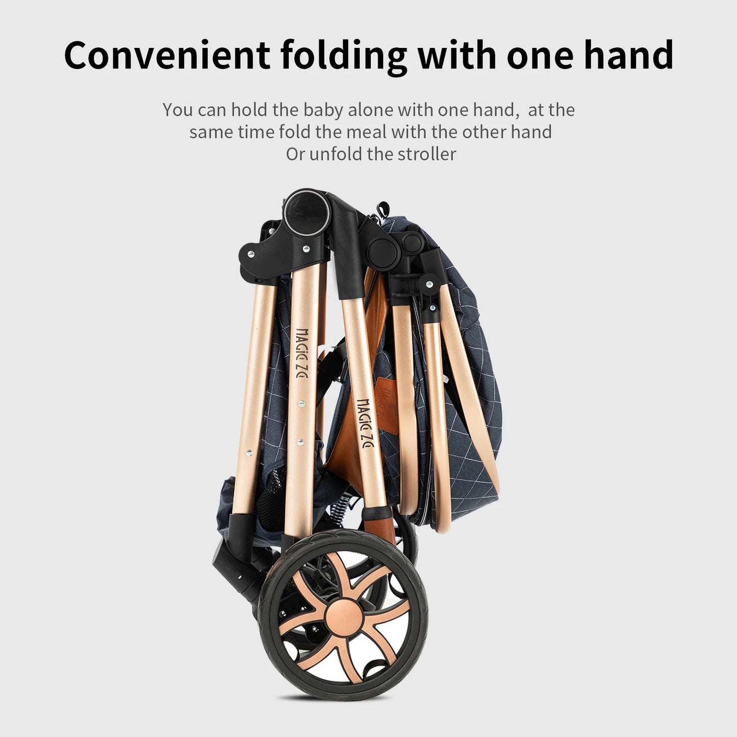 Baby stroller 3 in 1 for newborn Lightweight baby stroller cars for child car seat compact baby stroller foldable baby stroller