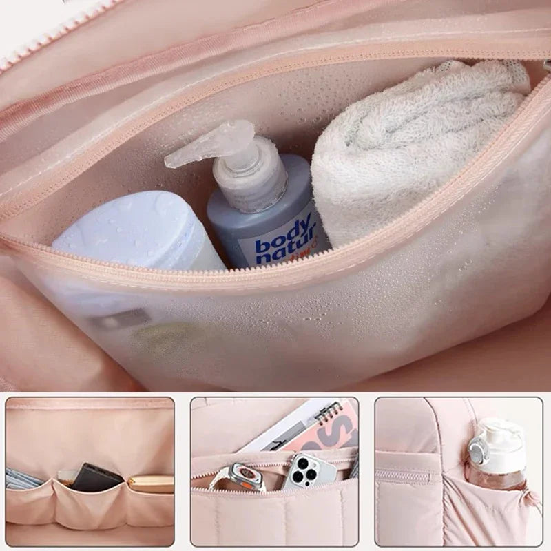 Baby Diaper Bag Travel Duffel Gym Tote for Women with Wet Pocket Carry on Waterproof Hand Airport Cabin Bags Сумки Beach Bags