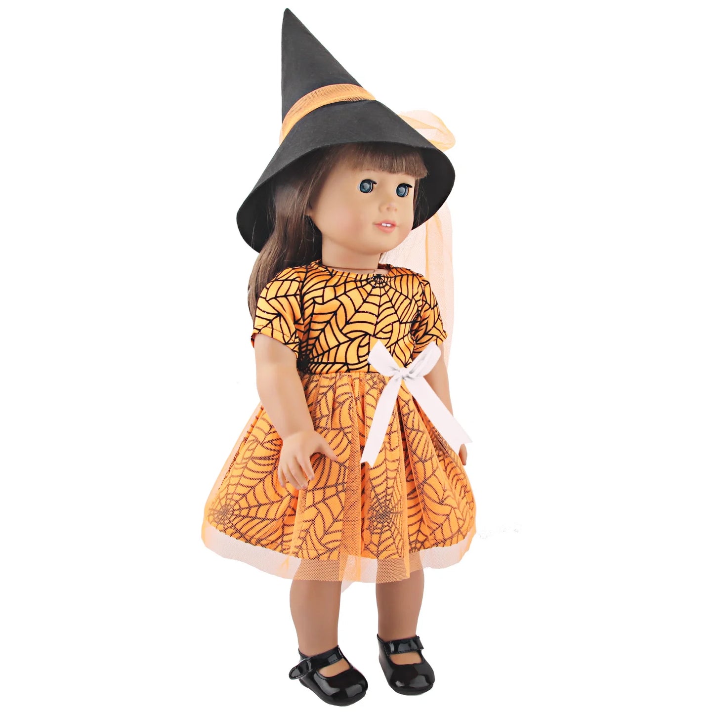 Halloween Doll Clothes Festival Pumpkin, Skeleton Costumes For 18 Inch American&43cm Baby New Born,OG,Life Girl Doll Accessories