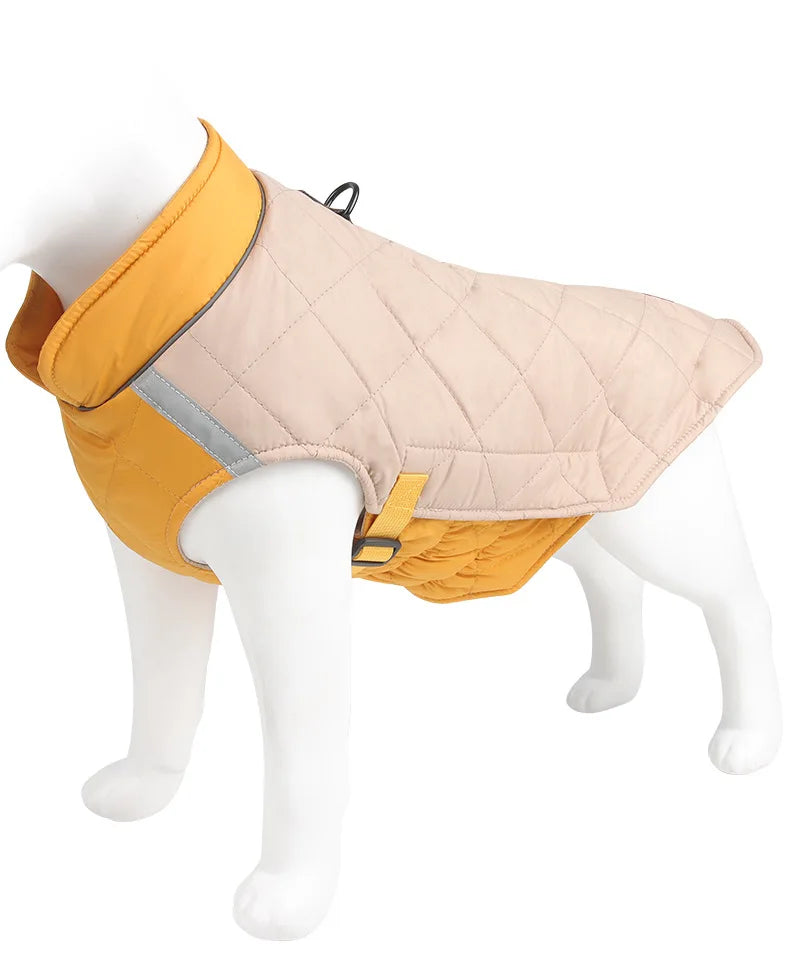 New Winter Pet Dog Clothes Thickened Fighting Dog Clothes Reflective Dog Cotton Clothes Pet Clothes