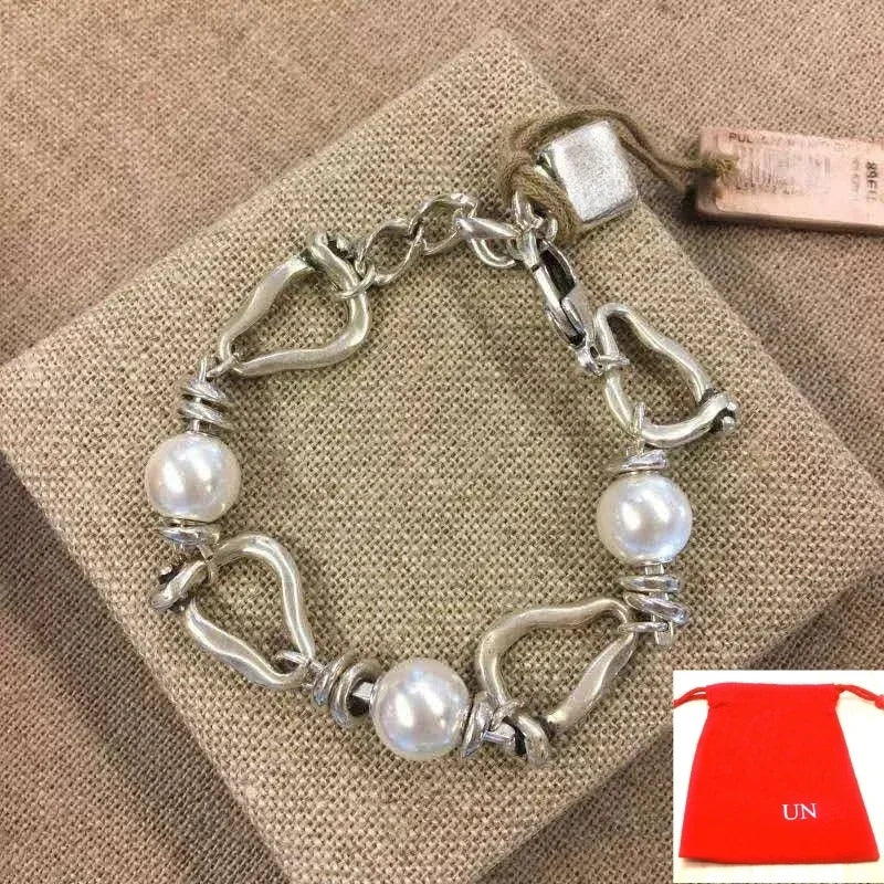 European Style Fashion, Elegant and Exquisite Irregular Pearl Bracelets, Women's Accessories, Gifts, Jewelry Gift Bags