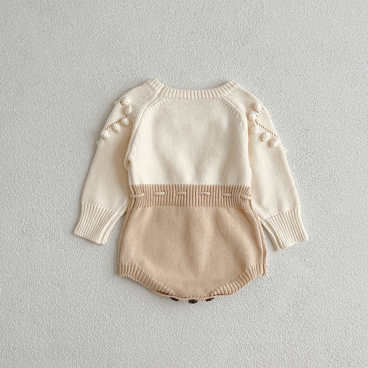 Autumn Lovely Heart Jumpsuit Infant Baby Girl Knitted Clothes Love Romper Bodysuit Outfit Spring Cotton Knitted Sweater Bodysuit