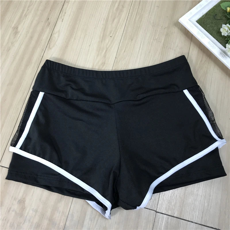 Large Size Women's Swimsuit Tee-Piece Set Conservative Bikini Spor Student Little Fraance Sle Teenage Girl Flat Footwear