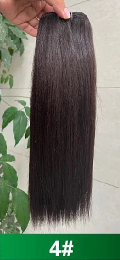 Blice Synthetic Hair Bundles 10-22 Inch Pure Color Yaki Straight Hair Extensions 100g/Piece Mixed Hair Weaving One Bundle Deal