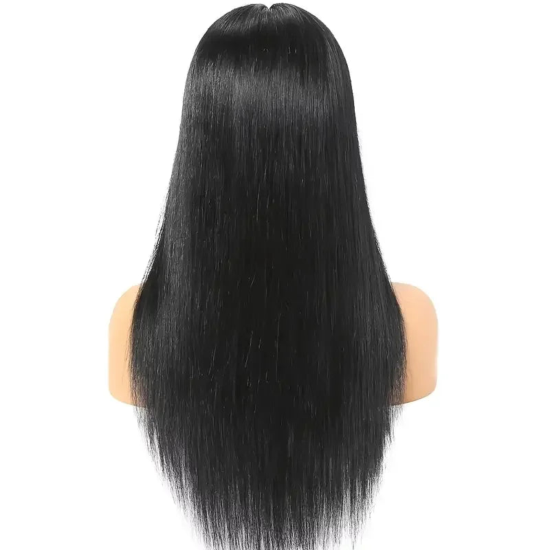 Kinky Straight V Part Wig Human Hair For Women with Drawstring 250% Density Upgrade Glueless U Part Wig No Leave Out No Sew In