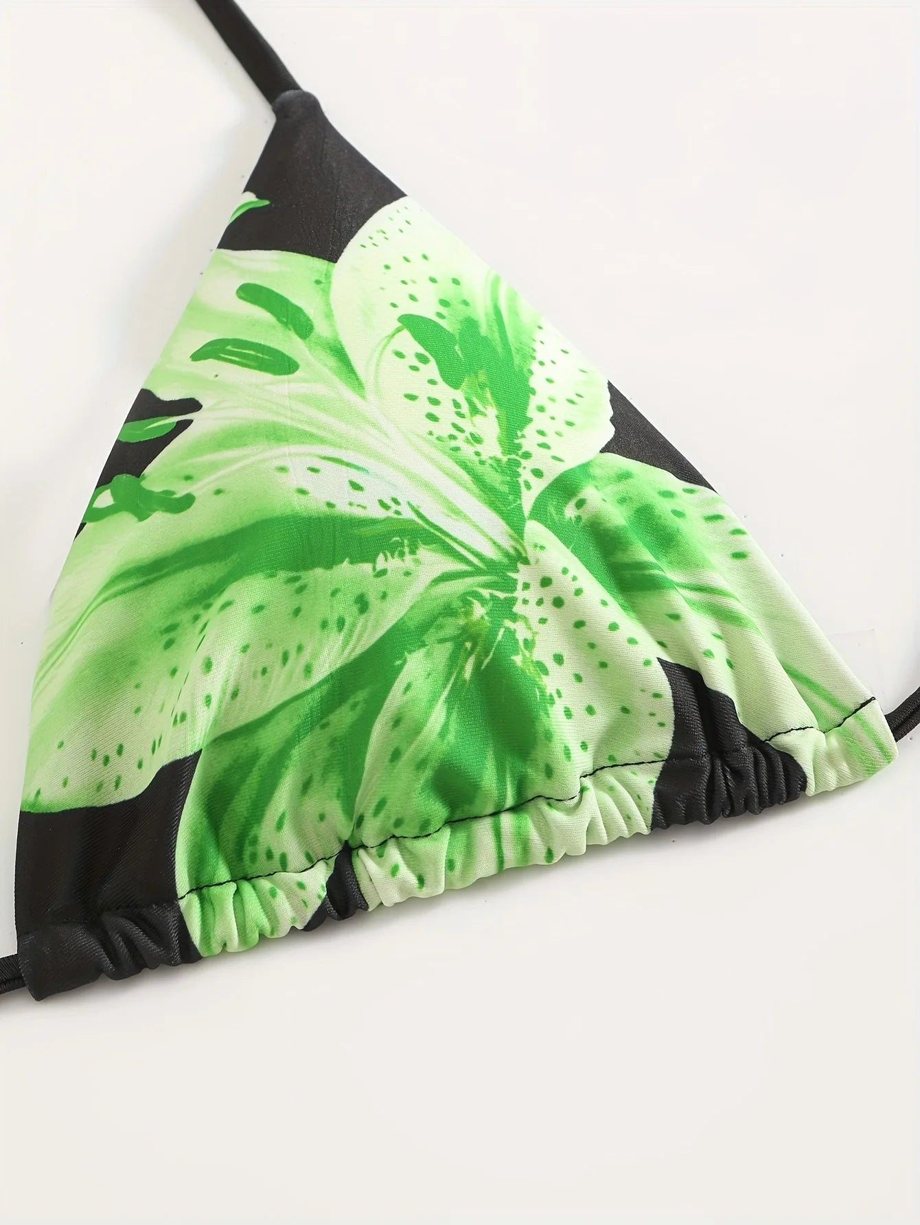 Sexy Bikini Retro Print Tropical Skirted Three-Piece Beachwear Strapless Strap-On Swimsuit Female Adult High Elasticity Backless