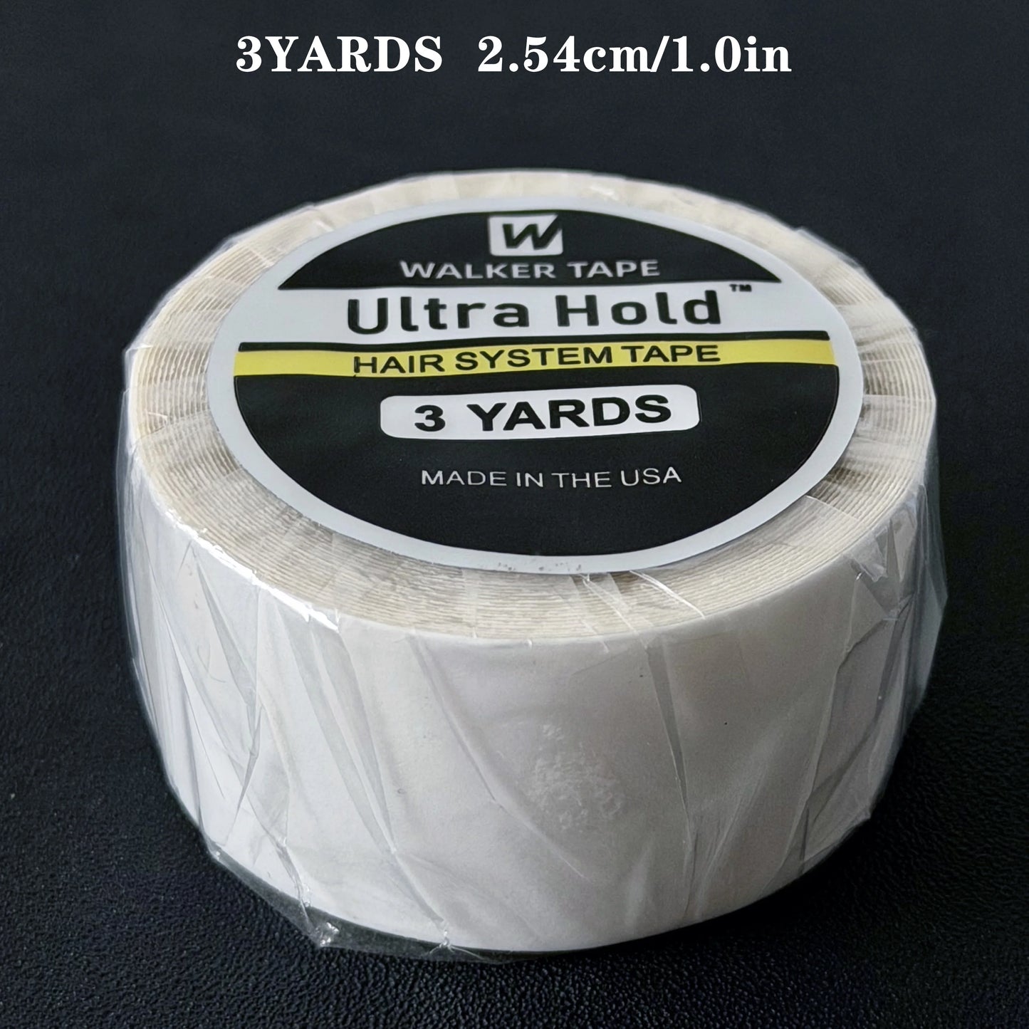 Walker Tape Ultra Hold Lace Front Hair System Tape 3/12Yards 4Sizes 0.8/1.0/2/2.54cm Strong Adhesive Wig Toupee Tape