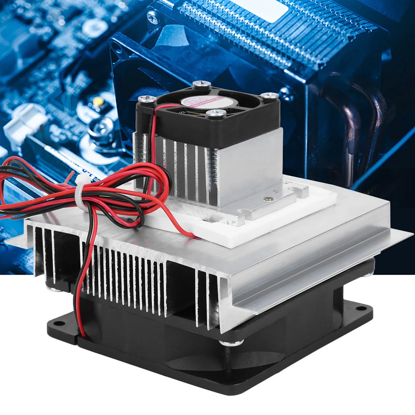 Peltier Cooler Electrical Equipment XD‑35 Thermoelectric Peltier Plate Module Cooling System DIY Kit for Small Space Cooling