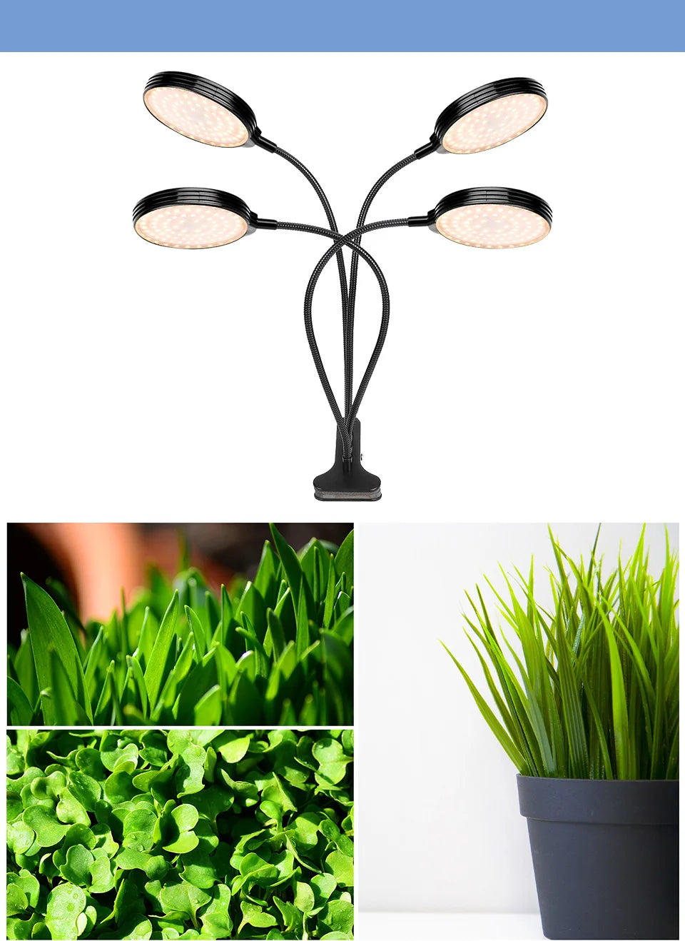Full Spectrum LED Grow Light USB Plant Fill Lamp 5V Dimmable Timing Auto On/Off Indoor  Seeds Hydroponics Vegs Cultivation Lamps