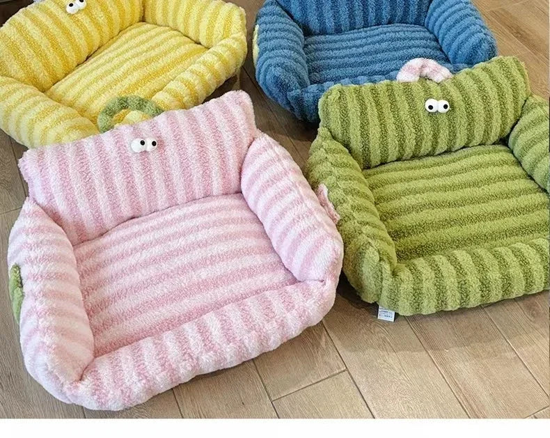 Cushion Winter Bed Puppy Special Sofa Kennel Winter Warm Pet Internet Celebrity Cat Nest Small Dog Dog Sleeping Mat