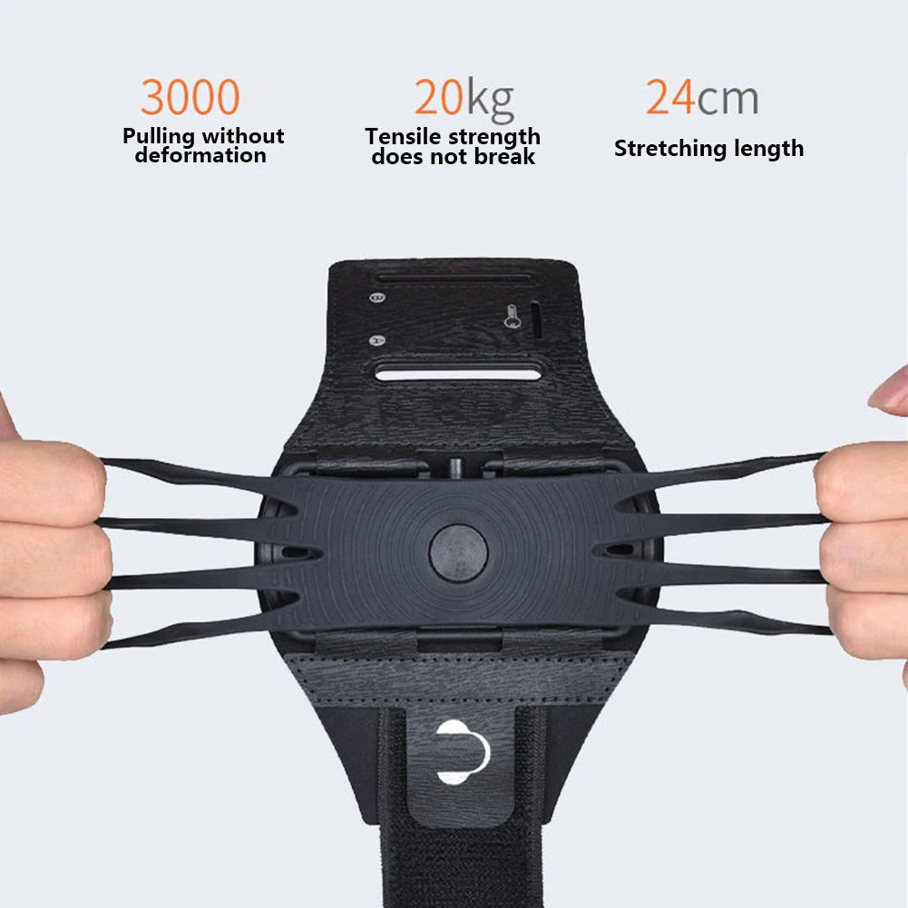 Running Armband  Adjustable Sports Wristband 360°Rotatable Wristband Phone Holder Universal Sports Armband For Android IOS