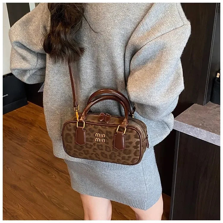 Original Square Leather Satchel Handbag Women Designer Tote Shoulder Crossbody Purse Luxury Diaper Bag