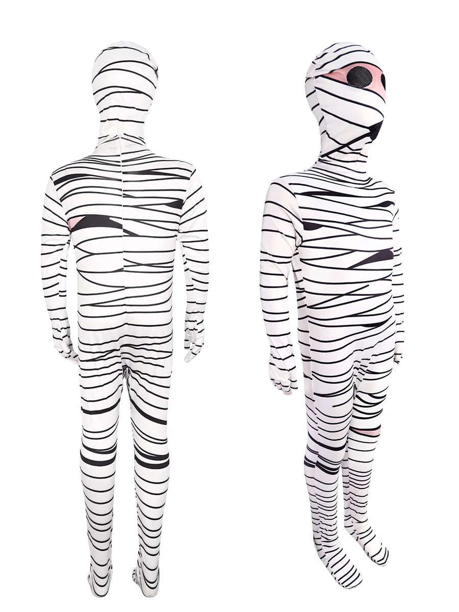 Halloween Costumes for Kids Siren Head Cosplay Bodysuit Boys Girls Anime Black Cat Character Fancy Dress Carnival Party Clothing