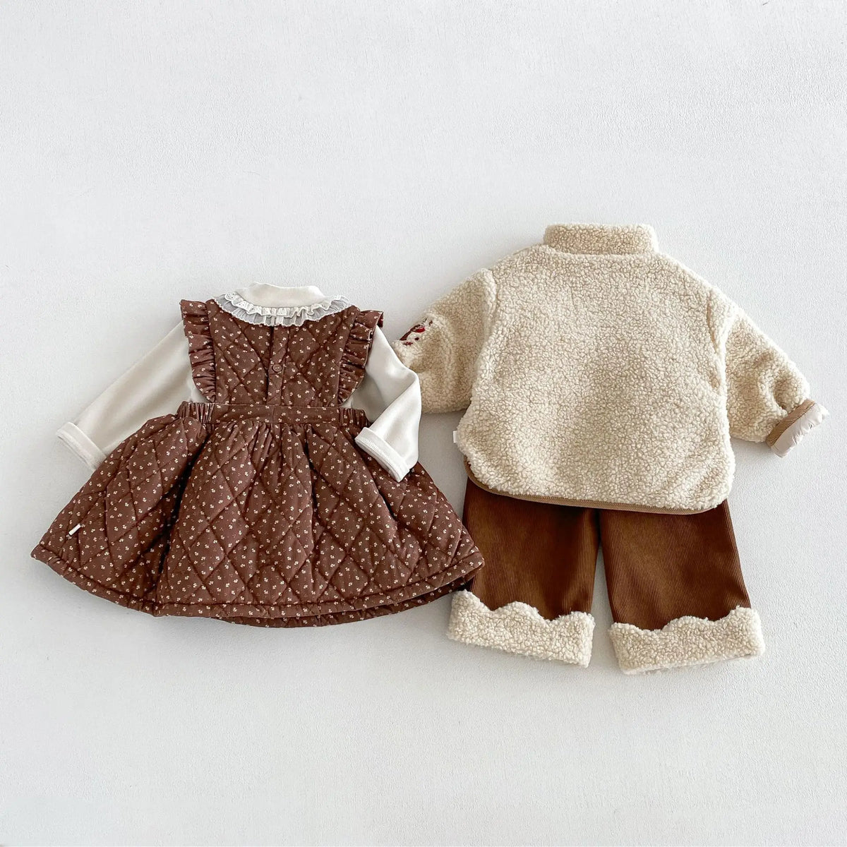 2026 New Winter Girls Embroidered Mushroom Fleece Jacket | Thick Warm Coat | Cute Outwear